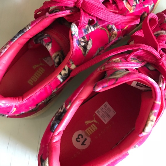 Puma House of Hackney pink velvet sneakers - Picture 6 of 8
